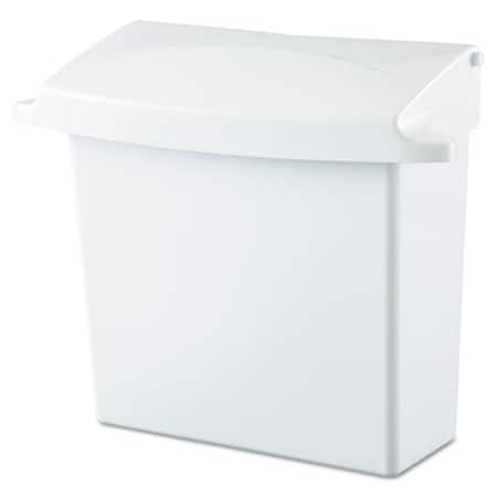 Eat-In Rubbermaid Commercial  Sanitary Napkin Receptacle with Rigid LinerWhite EA194954